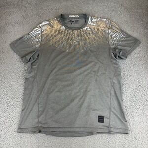 Nike Mens Pro Gamme‎ Hypercool Series Fitted Gray 744281-091 Men's Xl
